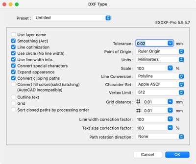 convert dxf to ai.
